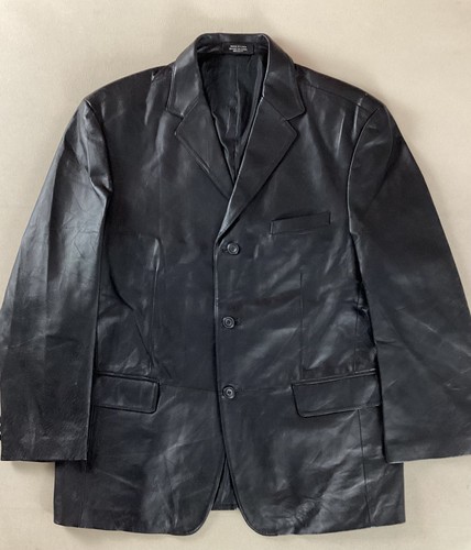 Vintage leather jacket - jacket, blazer