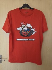 Mario Kart 2021 T-Shirt Nintendo Red Size Large