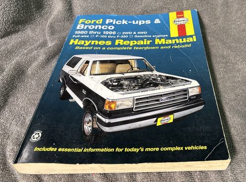 Haynes 1980 1996 - 1980-1996, ford