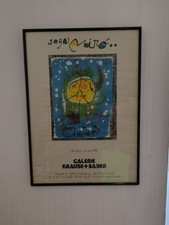 Joan Miro Poster Galerie Krauser + Bayer Exhibition 24. April - 6. Juni 1981