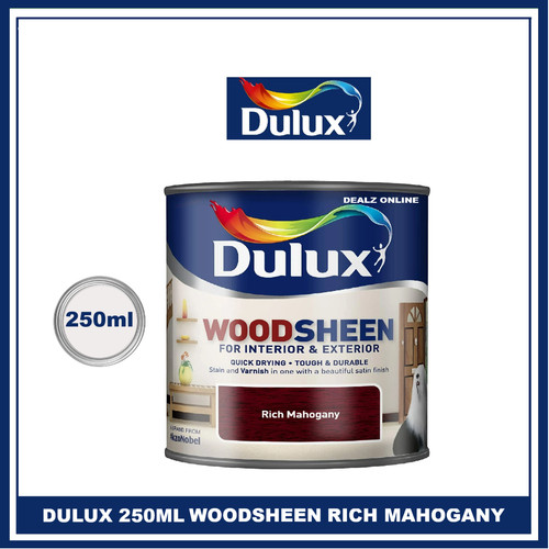 Dulux woodsheen rich mahogany - dulux,