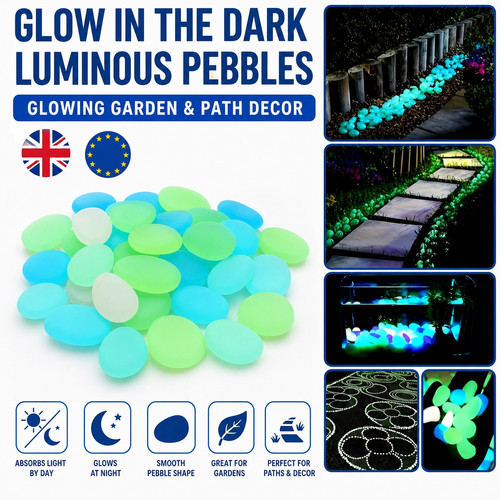 100pcs glow the dark - in,