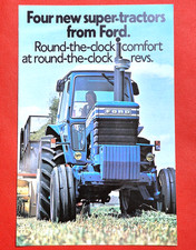1976 FORD TRACTORS Sales Brochure 9700 8700 7700 7600 6700 66 56 46 36 41 36 26