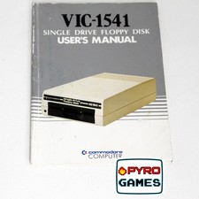 VIC-1541 Single Drive Floppy Disk - User's Manual - Commodore VIC 20 - 1983
