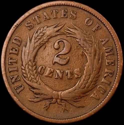 1865 shield two cent - shield, piece☆