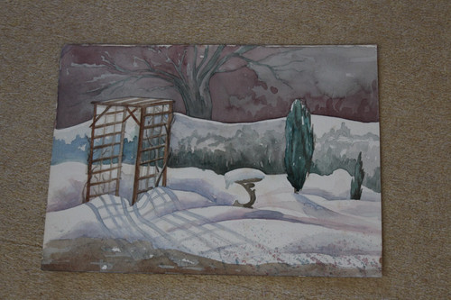 Original water colours the - water,