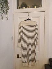 Zara cream off white navy dark