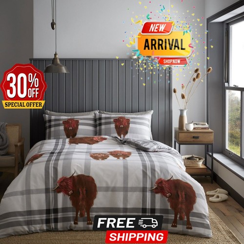 Check duvet cover set highland - cover,