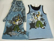 3 Pack 2 Boys Kids Cartoon Network Ben 10 Boxer Shorts + Singlet sizes 12 14