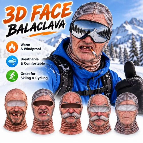 Funny face ski mask - funny,