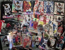 60x Topps & Panini Base & Refractor Joblot Football Card Bundle