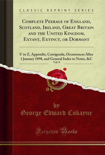 Complete peerage england - complete,