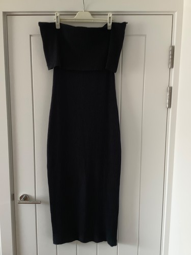 Zara strapless rollover - rollover, black