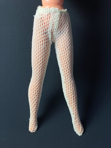 Sindy white fishnet tights