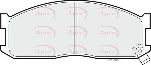 Apec front brake pad - brake,