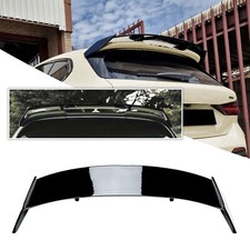 FOR BMW 1 SERIES F40 M SPORT 2019+ REAR ROOF BOOT SPOILER LIP WING GLOSS BLACK
