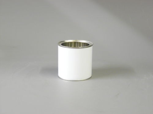 Empty paint mixing - paint, tin
