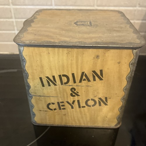 Ringtons tea caddy tin vintage - tea,