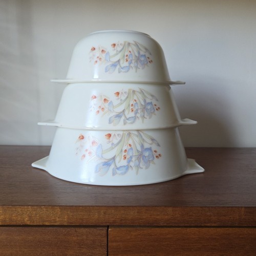 Vintage pyrex england blue - vintage,