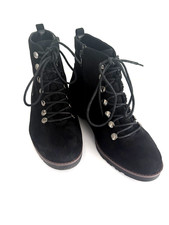 womens Extra wide size 6 Black Ankle boots