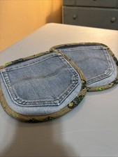 Set Of Two. Handmade Jean