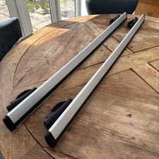 Nissan Navara NP300 Silver Cross Rail Roof Bars With 2 Keys