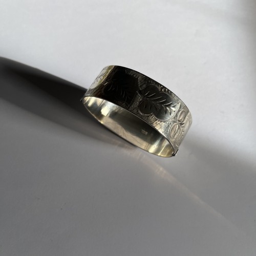 Sterling silver solid hinged - sterling,