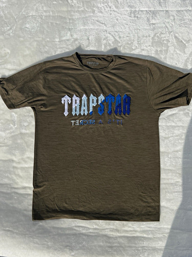 Trapstar men brown graphic - trapstar,