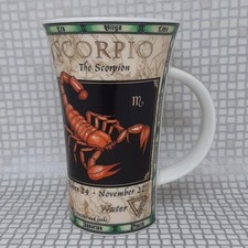 Dunoon Scorpio Zodiac Mug Fine Stoneware Tall Latte Coffee A Design by Jack Dadd