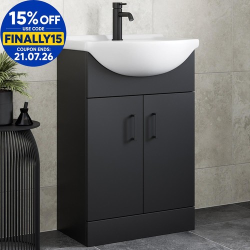 Freestanding vanity unit with - unit,