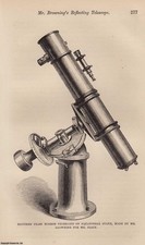 MR. BROWNING'S REFLECTING TELESCOPE. AN ORIGINAL UNCOMMON ARTICLE FROM THE INTEL