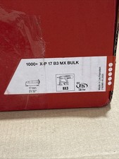 Hilti X-P 17 B3 MX Concrete Nails Bulk. 1000 Count 17mm 21/32
