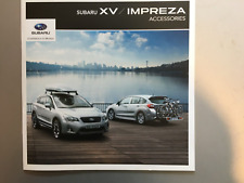 Subaru XV Accessories Sales Brochure  2012  SXV012