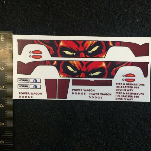 Clear waterslide decal - clear, 1:64