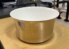 EX DISPLAY - Hurlingham Copper Tub Basin 28cm Nickel/white