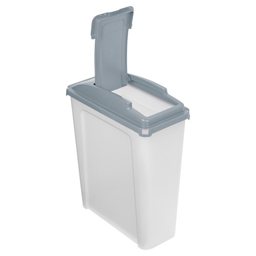 25l clear slimline - -clear, bin
