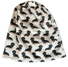Sausage Dog Dachshund Pattern Beanie Hat - One Size