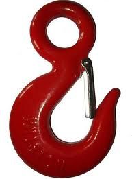 Red painted alloy steel eye - alloy,
