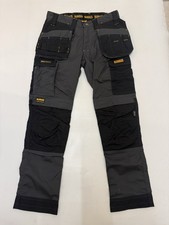 Dewalt Pro Stretch Work Trousers Size W30/29L Holster Pockets Next New Wy5