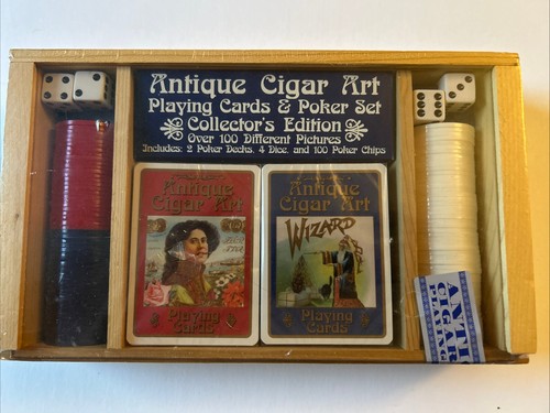 Antique cigar art playing - antique,