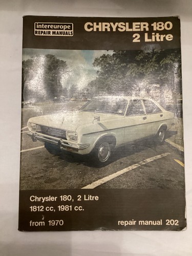 Chrysler 180 from 1970 - from,