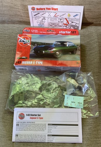 Airfix jaguar e type - airfix, 1:43