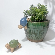Ceramic Turtle Pot Sitter Set