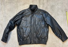 WOODLAND Black Leather Jacket