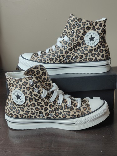 Girl leopard print - leopard, converse