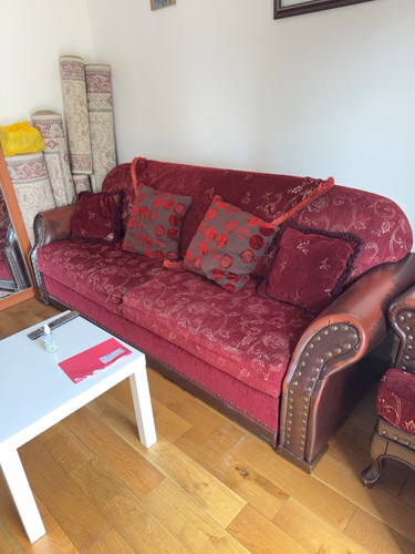 Istikbal sofa floral velvet - floral,