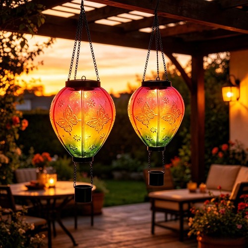 Solar led red - x2, or