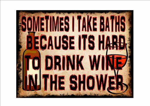 Funny bathroom rules sign - bathroom,