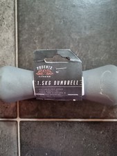 Phoenix Fitness Neoprene Dumbbell - Grey, 1.5kg