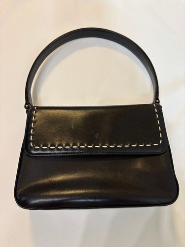 Agnes black leather formal - black,